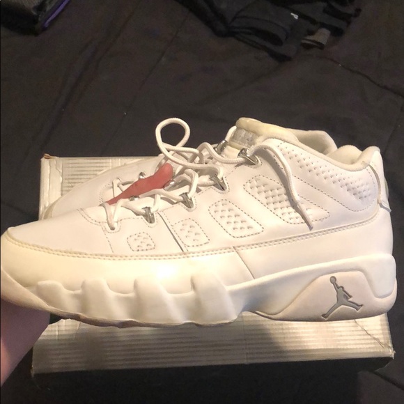 White Air Jordan 9 Retro Low Size 12 - Picture 2 of 10